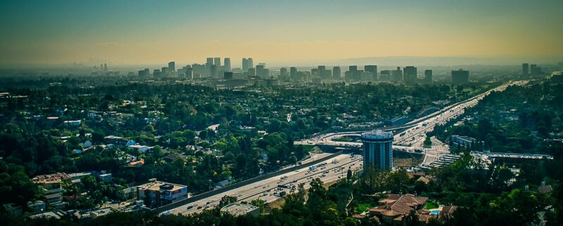 Skyline von Los Angeles, Kalifornien