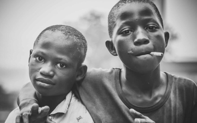 Strassenkinder in der Zentralafrikanischen Republik
