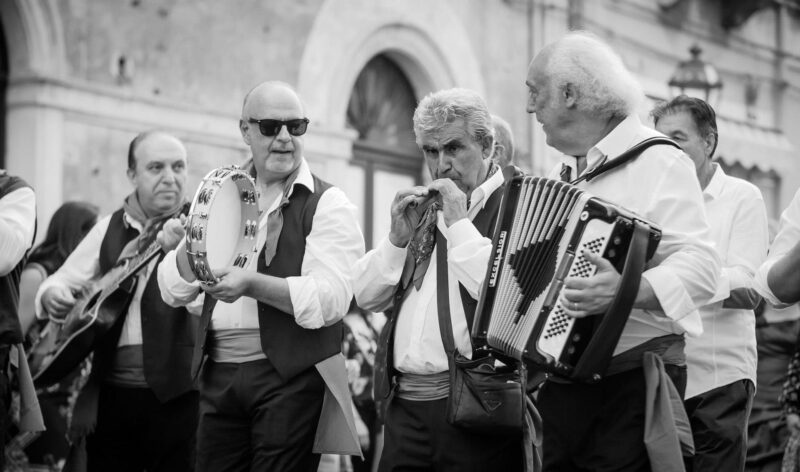 Musikanten in Pedimonte Etnea