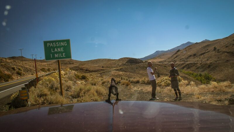 Zwischenstopp am Highway in Nevada
